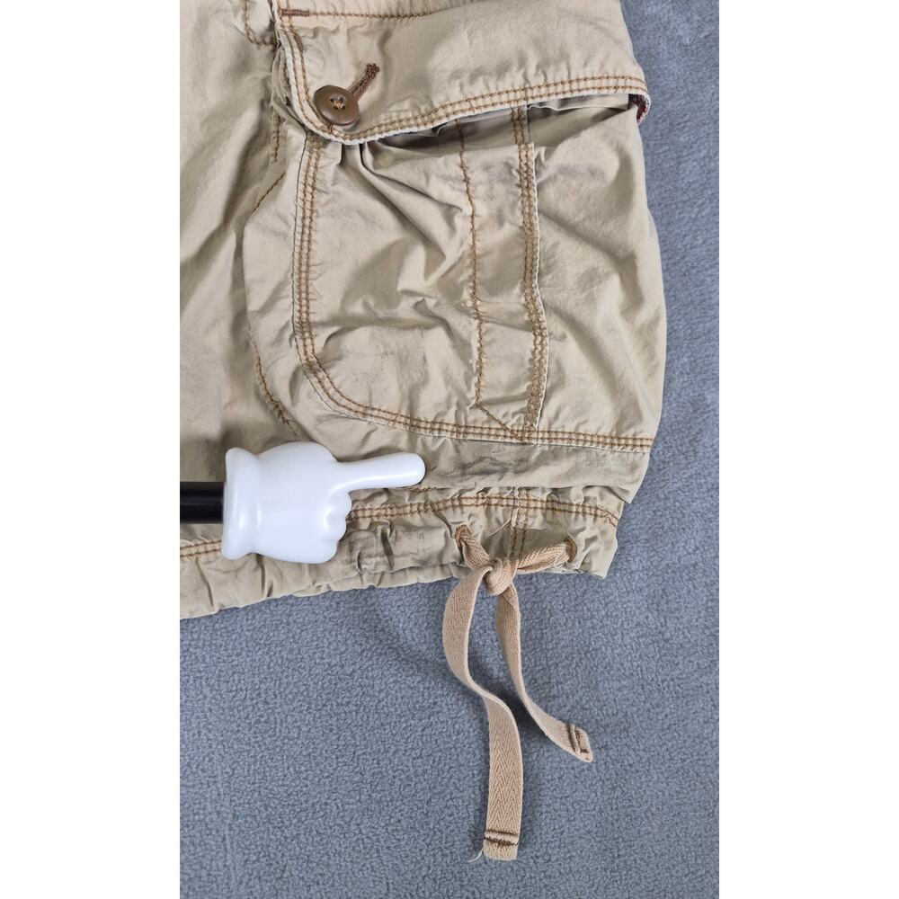 Polo Jeans Co. Ralph Lauren Womens Khaki Cargo Shorts Size 6 Utility - Picture 10 of 11